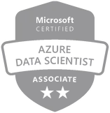 azure data scientist certification badge