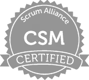 scrum csm certification badge